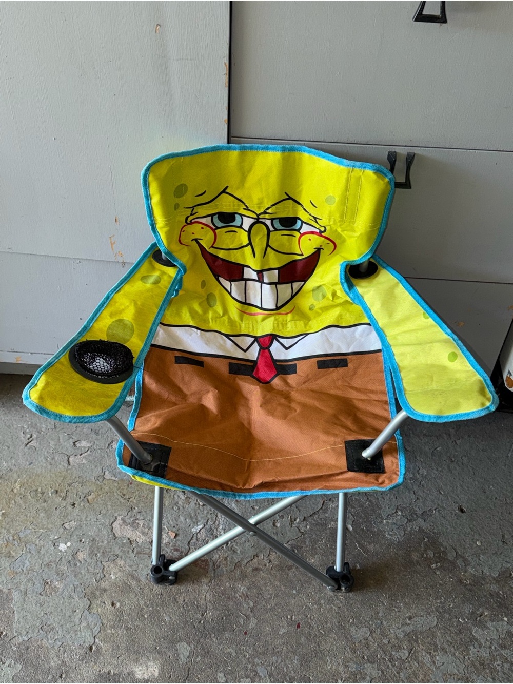 Nickelodeon SpongeBob SquarePants Viacom Kids Camping Chair Used Pre Owned SBSP.